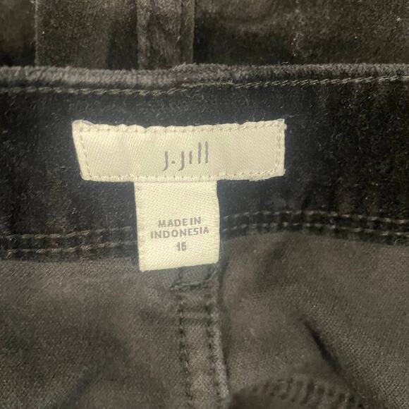 J.Jill Luxe Velveteen-Stretch High Rise Jeans Sz 16 - Picture 5 of 6